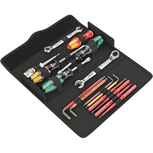 Wera 05136026001 Kraftform Kompakt SH 2 para equipos sanitarios/calefacciones, Juego de herramientas aisladas VDE, 15 piezas
