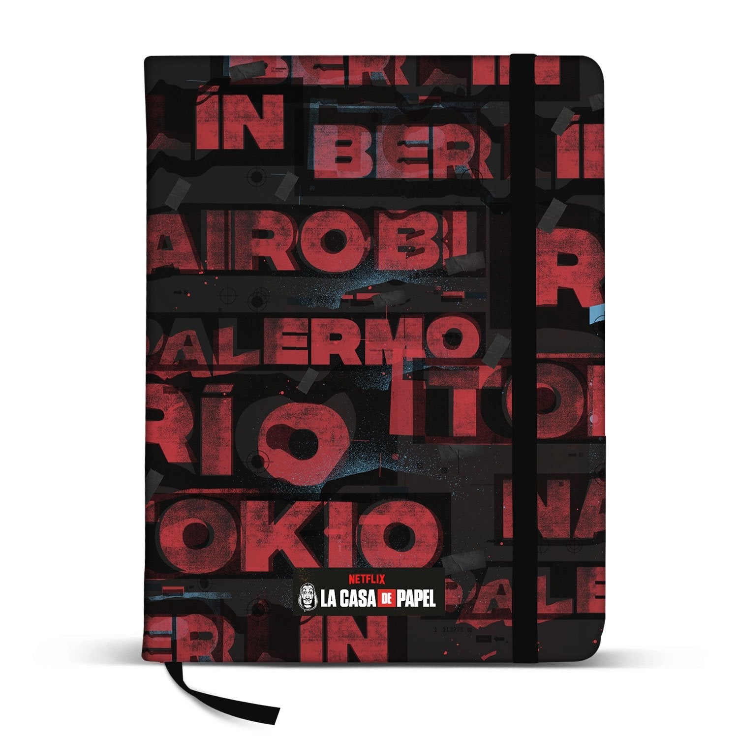 KARACTERMANIA - Diario de Tapa Rígida tamaño DIN A5, de la colección LA CASA DE PAPEL Cities
