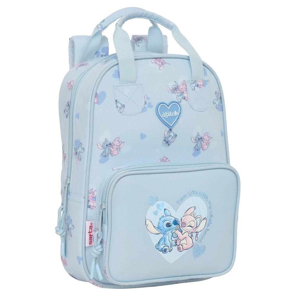 SAFTA  MOCHILA INFANTIL CON ASAS 28X20 STITCH BABY STITCH 8x20x28 Cms.