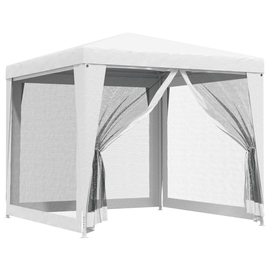 vidaXL Carpa Celebraciones 4 Paredes de Malla 2.5x2.5 Fiesta Jardín Color Blanco,  Antracita,  Azul y mas