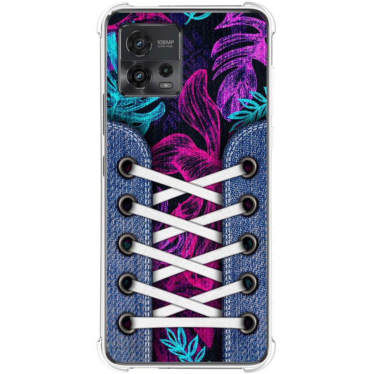 Funda Silicona Antigolpes para Motorola Moto G72 4G diseño Zapatillas 07 Dibujos