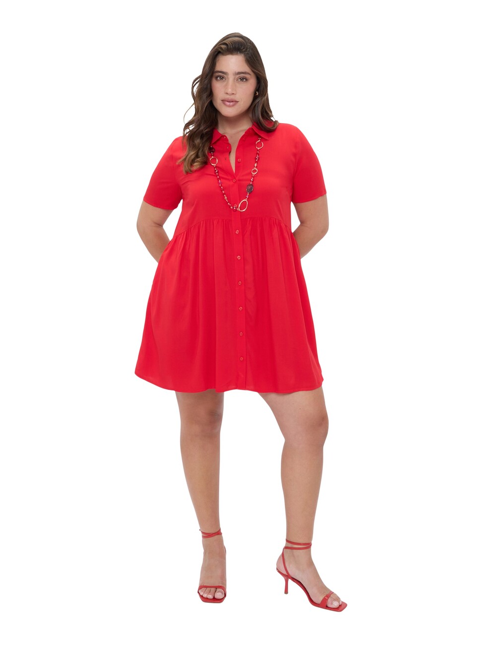 Fiorella Rubino - Vestido Smile corto en muselina