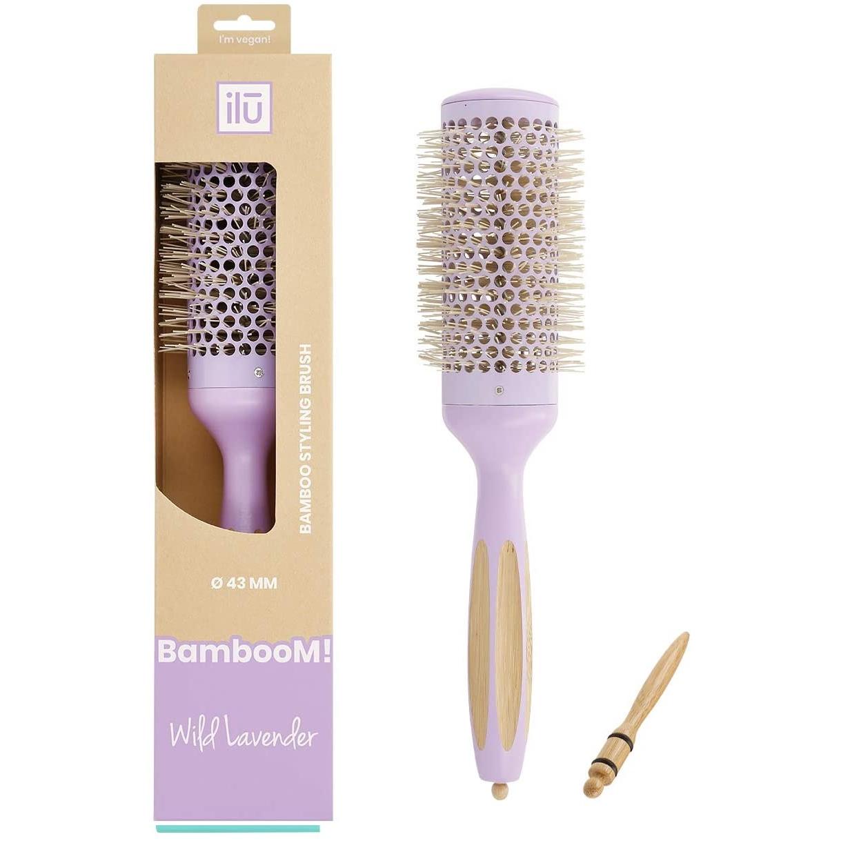 Tools For Beauty Cepillo Bambú Redondo 43mm Lavanda Salvaje