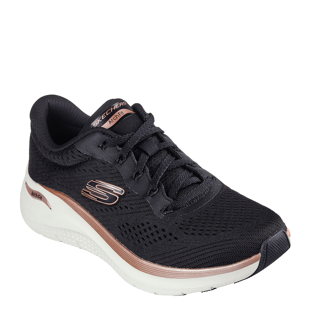 Skechers Zapatillas Arch Fit 2.0 Negras 150067-BKRG , para Mujer