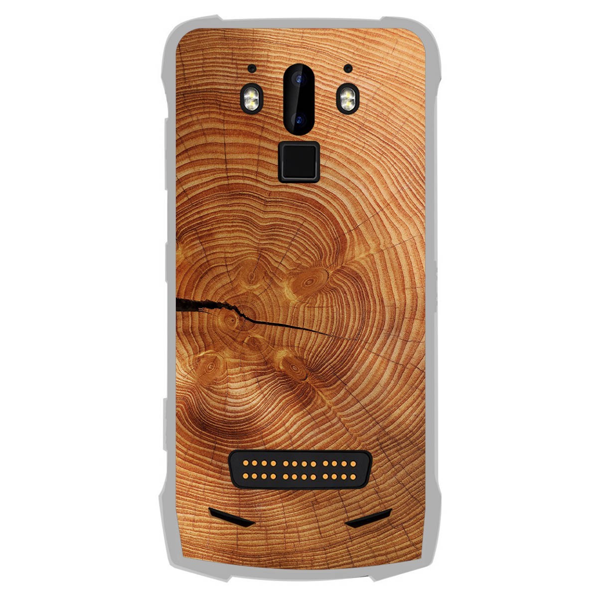 Tumundosmartphone Funda Gel Tpu para Doogee S90 diseño Madera 04 Dibujos