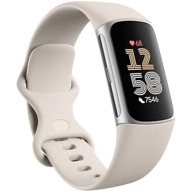 Google Fitbit Charge 6 Pulsera de actividad con 6 meses de suscripción al servicio Premium incluidos, 7 días de batería, Google Wallet y Google Maps