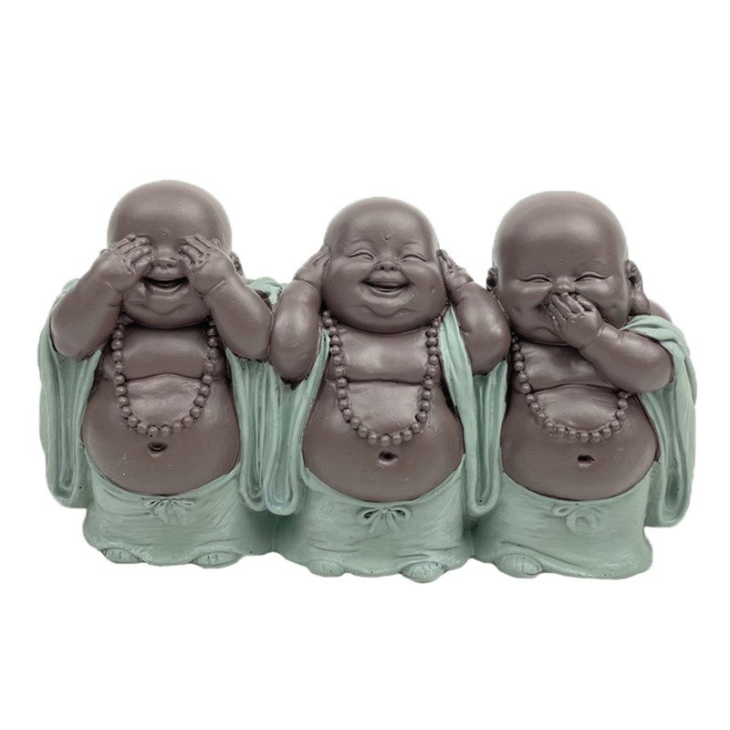 SIGNES GRIMALT Signes Grimalt By SIGRIS - Figura Buda Verde de Resina | Decoración Original Hogar