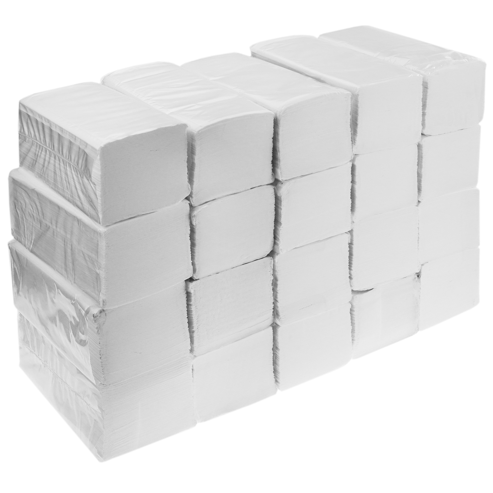 Toallas de papel secamanos doble capa plegado en V Caja de 4000 uds - PrimeMatik