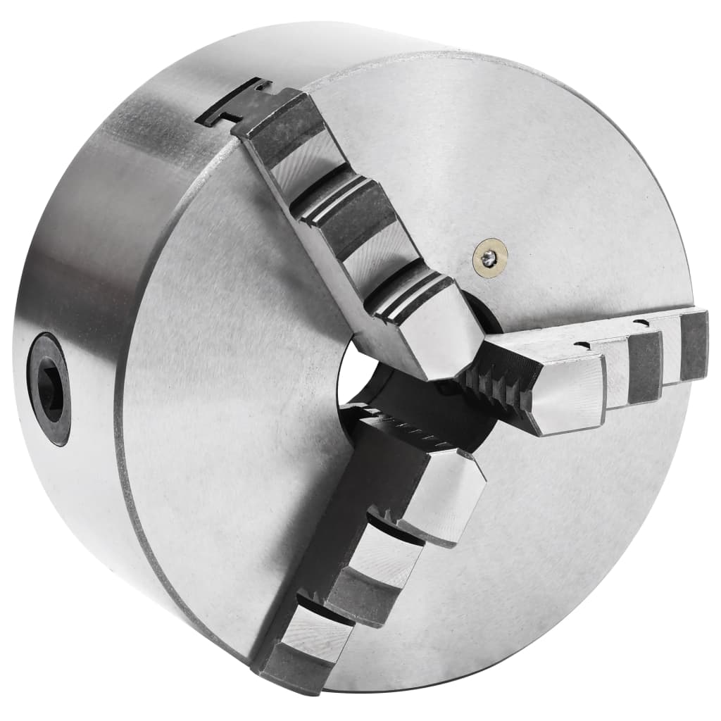 vidaXL Mandril de torno autocentrante de 3 mordazas 160 mm acero