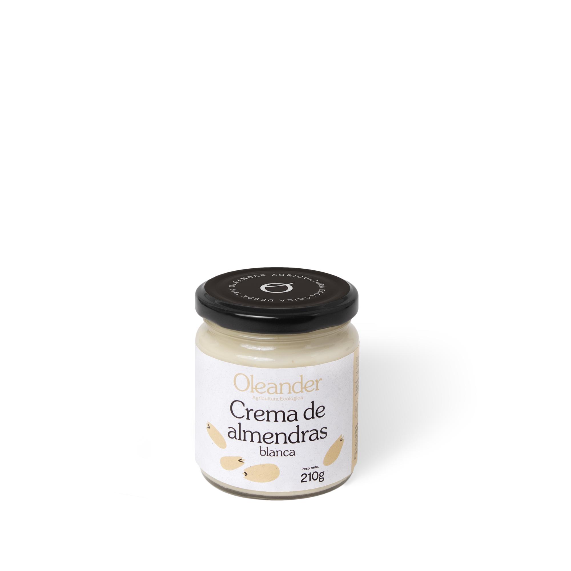 Crema de almendras blanca Bio Oleander