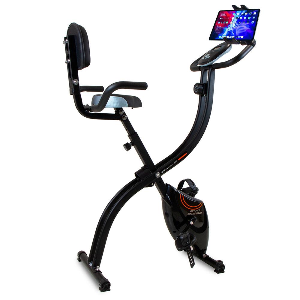 Bicicleta estática plegable YF90H OPEN&GO + soporte tablet/smartphone