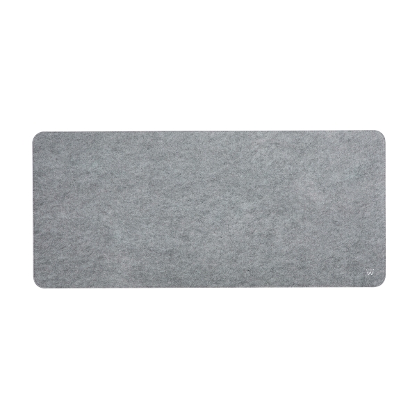 Ewent alfombrilla de raton extragrande para oficina y juegos - extragrande - superficie de fieltro - base de goma antideslizante - 900x400x3mm - color gris