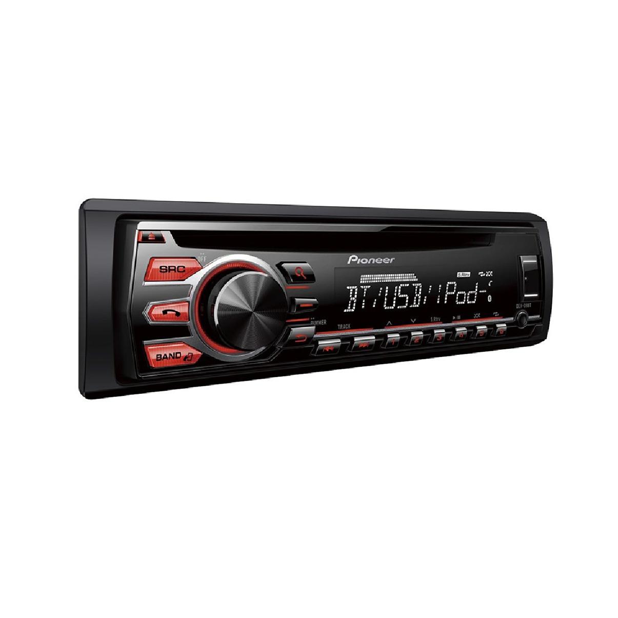PIONEER DEH-09BT - Autorradio con RDS, reproductor de CD , Bluetooth® y Aux-In iluminado