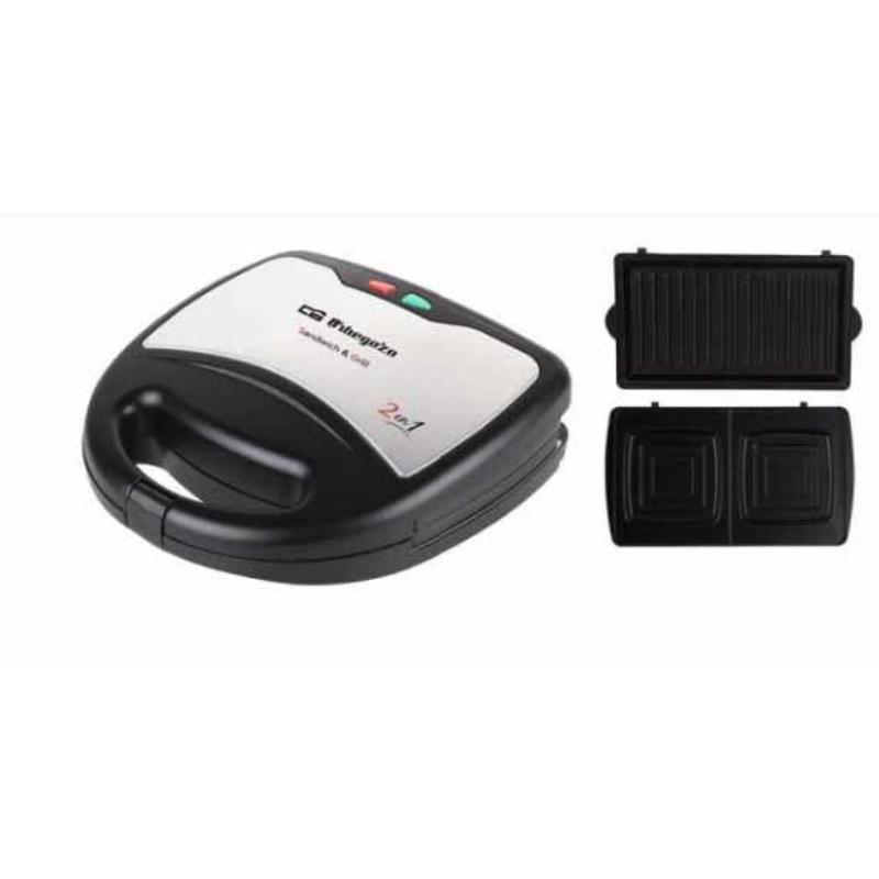 Orbegozo sandwichera & grill 2 en 1 750w sw7250 16311