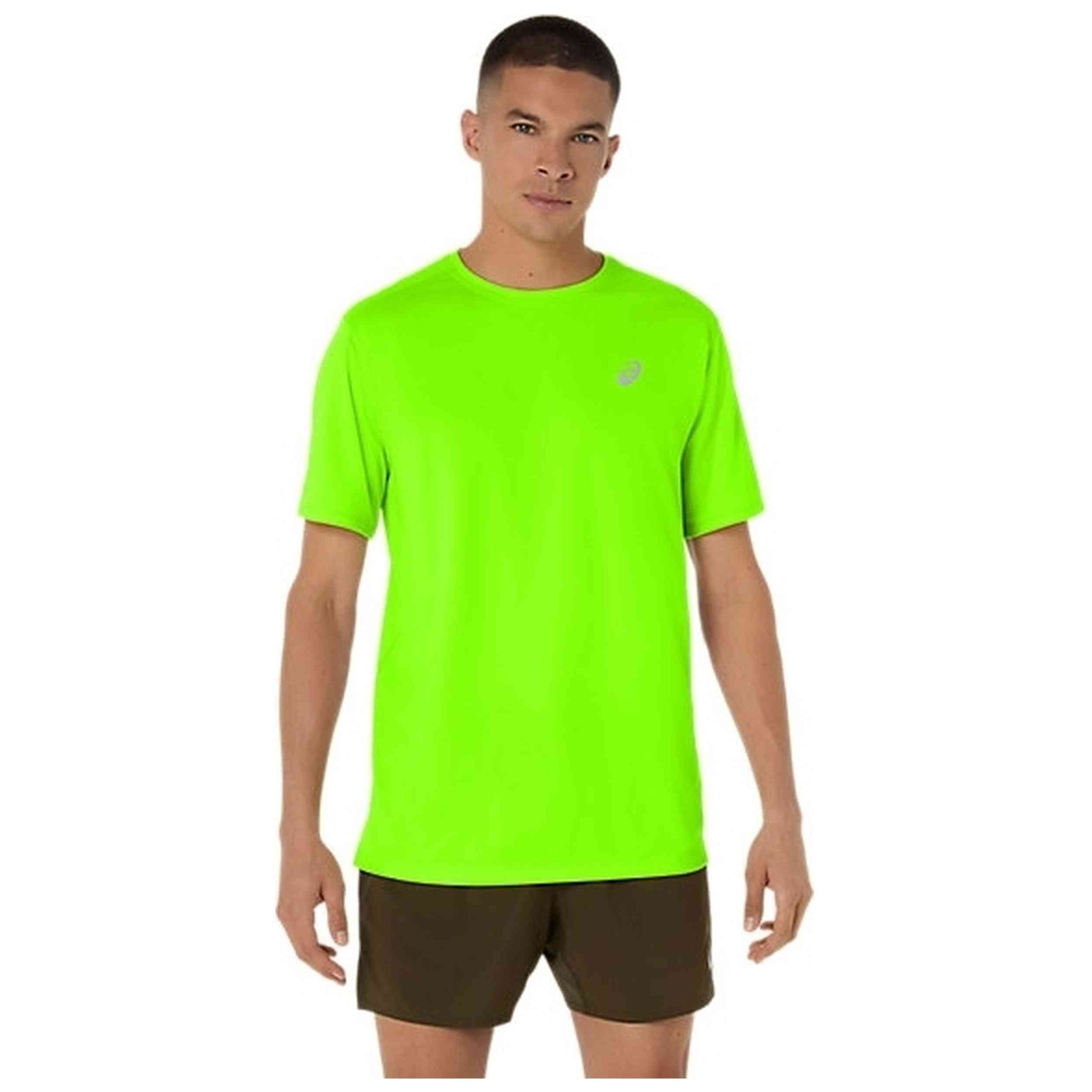 Camiseta Asics modelo 2011D221 en color Verde
