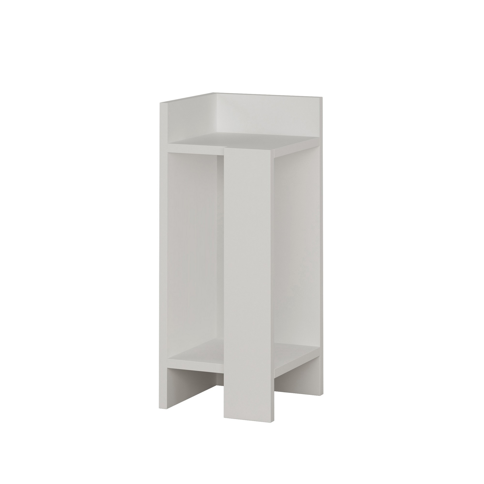 Mesilla,100% Tablero de aglomerado rechapado en melamina, Color Blanco WELLHOME