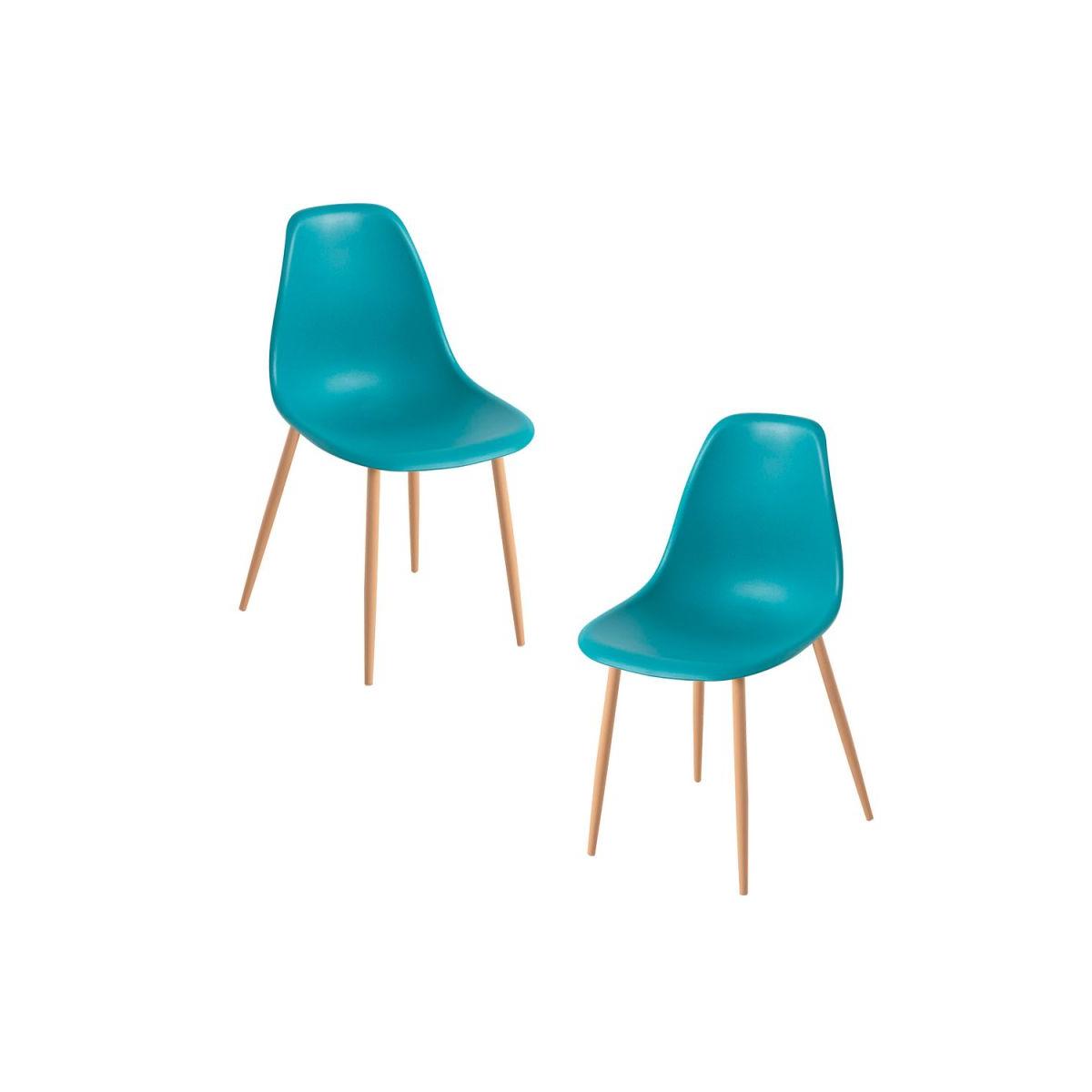 Regalos Miguel - Packs Sillas Comedor - Pack 2 Sillas Mykle - Verde azulado