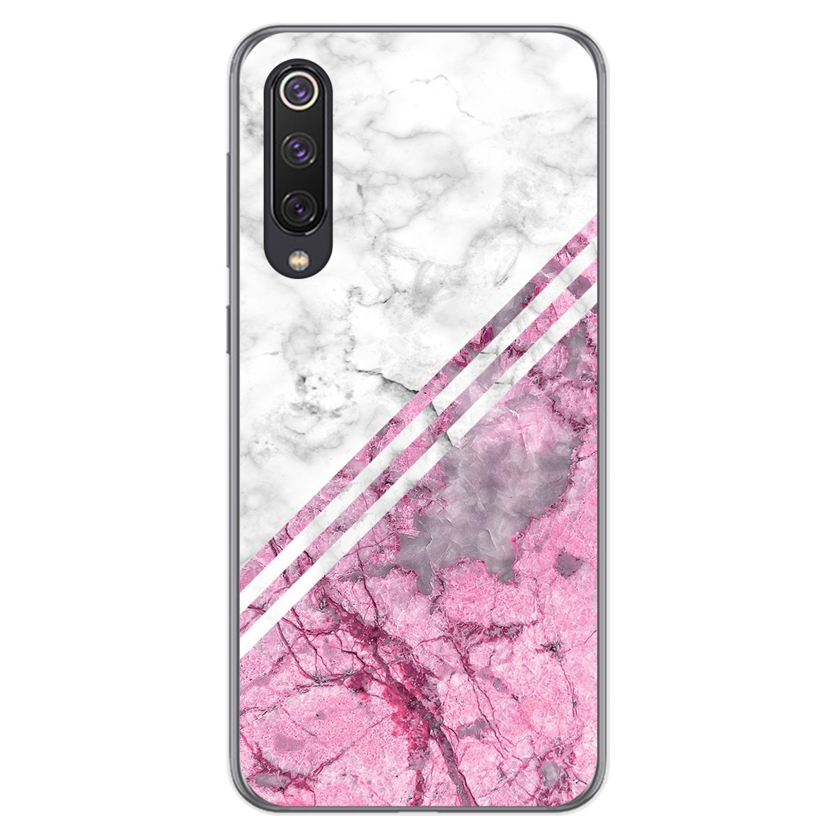 Tumundosmartphone Funda Gel Tpu para Xiaomi Mi 9 SE diseño Mármol 03 Dibujos