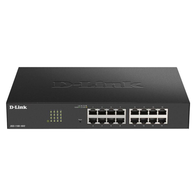 D-Link Conmutador DGS-1100-24PV2 Administrado L2 Gigabit Ethernet Alimentación a través de Ethernet Negro