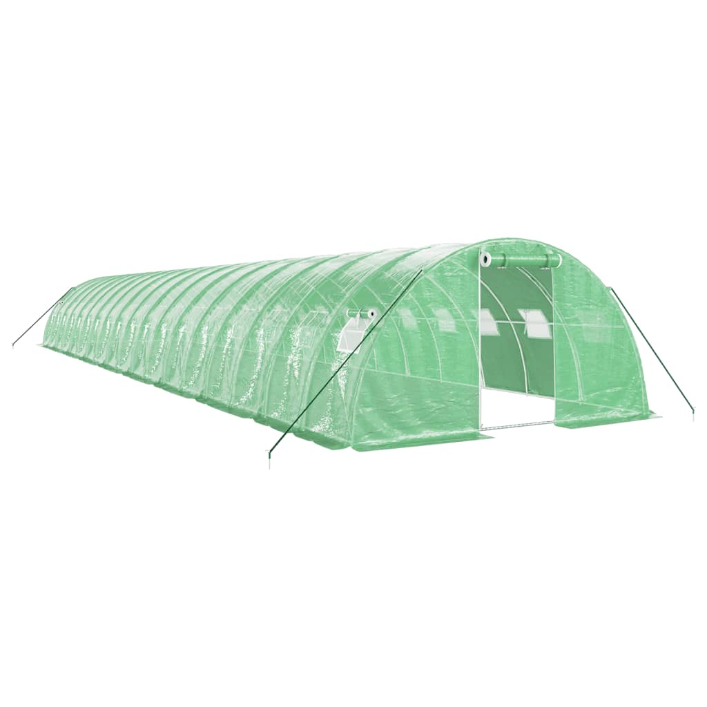 vidaXL Invernadero con estructura de acero verde Multitalles