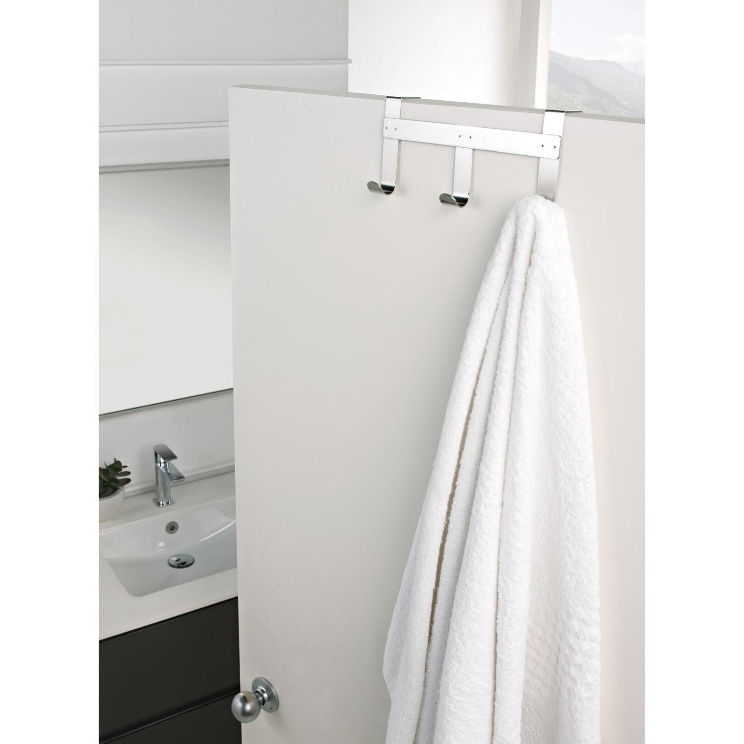 BELTRAN 897 HOTEL Percha Triple Colgar En Puerta Inox - ref: 064-897