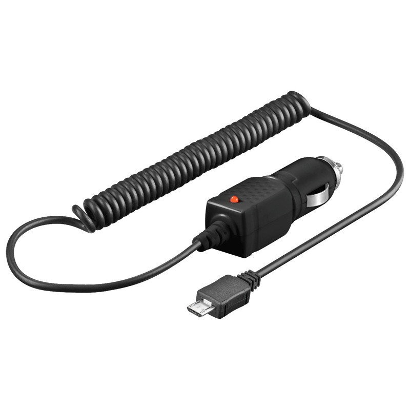 Cargador de Coche Goobay Microusb 12V/24V a 5Vdc 1A Compacto y Eficiente