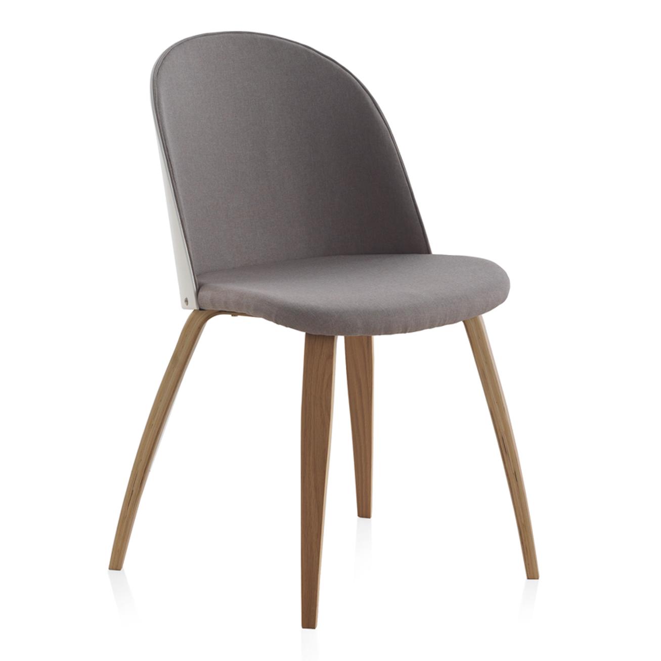 Silla Tapizada De Madera Con Respaldo Chapado En Roble Pack 2 Unidades El mejor complemento para tu hogar. Fijalo