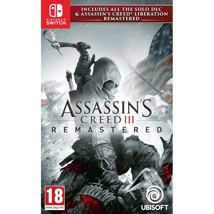 Juego Assassin's Creed III 3 Remasterizado y Assassin´s Creed Liberation para Nintendo Switch PAL EU - Nuevo Original Precintado