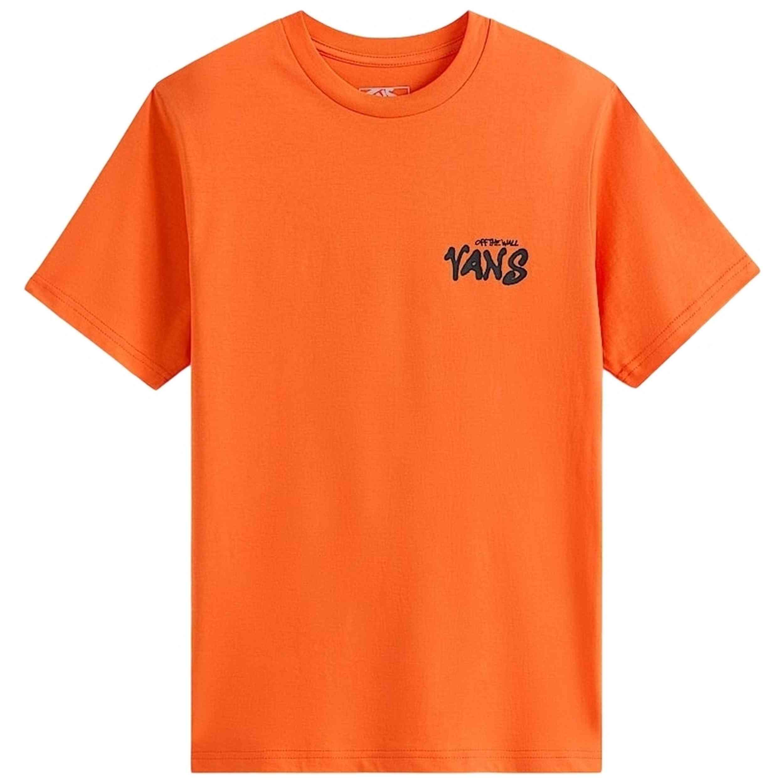Camiseta Vans modelo By Repaer Sam Ss Tee Flame en color Naranja