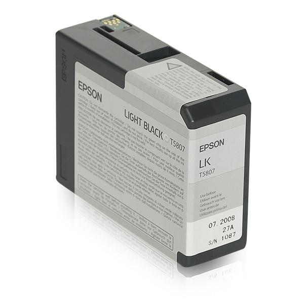 Epson Cartucho Epson T580700 gris Negro claro C13T580700