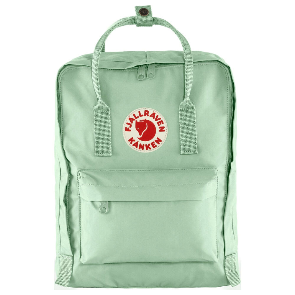 Mochila Verde Fjallraven Kanken Mint Green 16L Resistente y Versátil