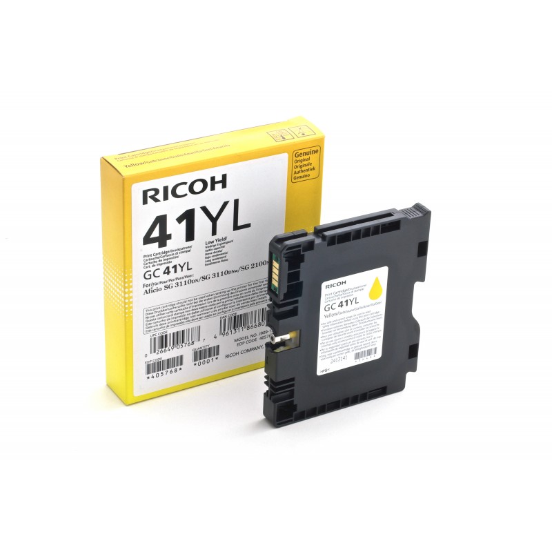 Ricoh - 405768 cartucho de tinta 1 pieza(s) Original Amarillo 405768