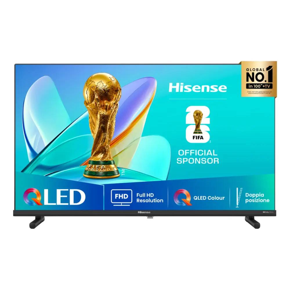Televisor Hisense 32A5Q QLED 32" Full HD Smart TV HDR10 Dolby Atmos WiFi Negro