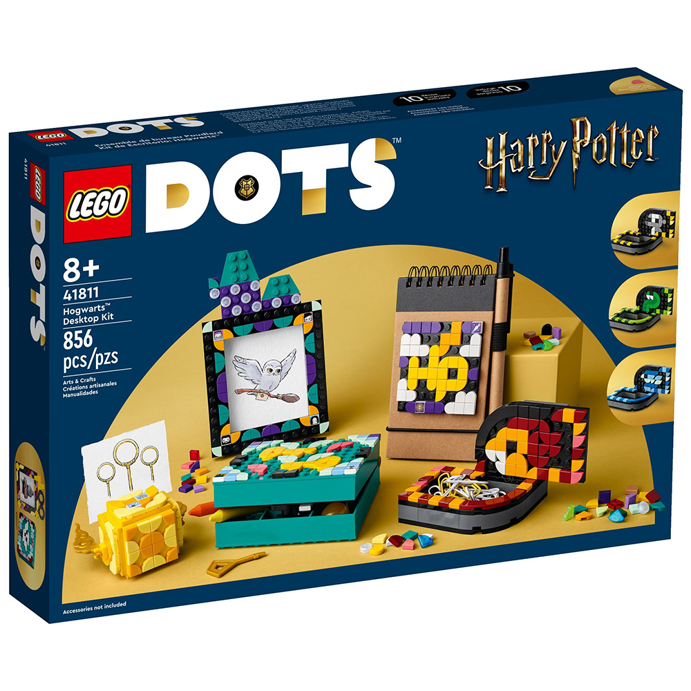 LEGO DOTS - KIT DE ESCRITORIO: HOGWARTS DE HARRY POTTER, 41811, LICENCIA OFICIAL, PRODUCTO CON LICENCIA OFICIAL, ENVIO 24-48 HORAS PENÍNSULA, PIEZAS, BLOQUES, BRICKS, JUGUETES, 100% ORIGINAL