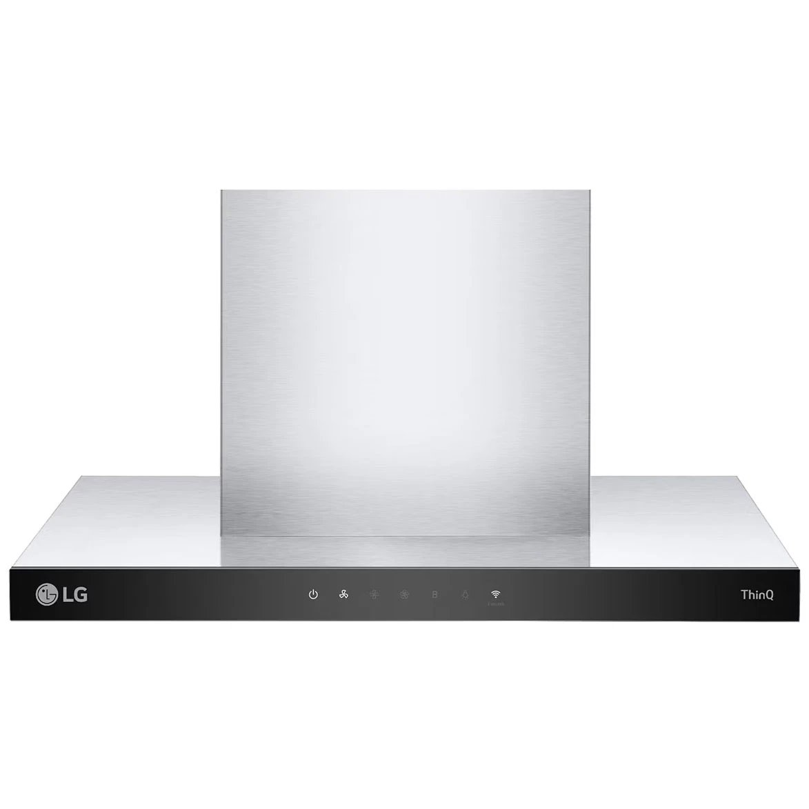 Campana Decorativa Piramidal LG HCEZ2426S 60cm 800m³/h Clase A Inox  | Control Indep., 70dB, Niveles Extracción 4