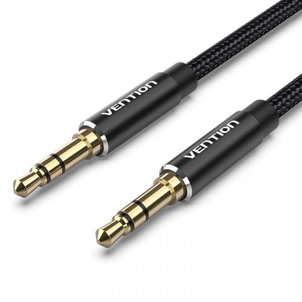 Vention cable estereo jack 3.5 macho a jack 3.5 macho - 5m - color negro