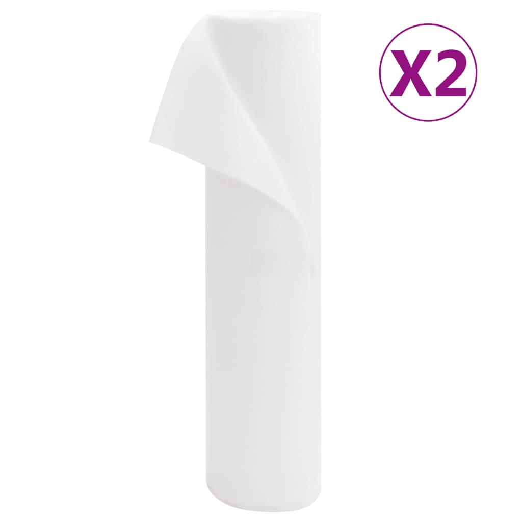 vidaXL Cubierta para Plantas Protección contra Heladas 2 Rollos 70 g/m² 50x1,6 m Color Verde,  Blanco,  Beige y mas