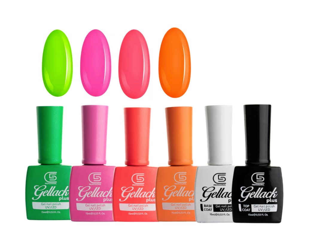 Pack Esmalte Semipermanente «The Amazing Neon» C5 COSMETICS