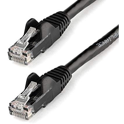Startech.com cable de red ethernet snagless sin enganches cat 6 cat6 gigabit 1m - negro,garantia lifetime
