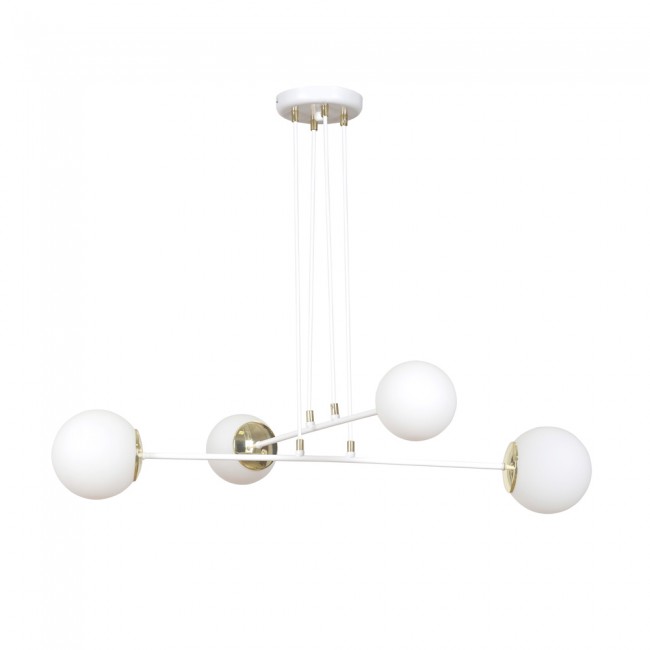 Wonderlamp Lámpara colgante Signo Blanco (4 luces)