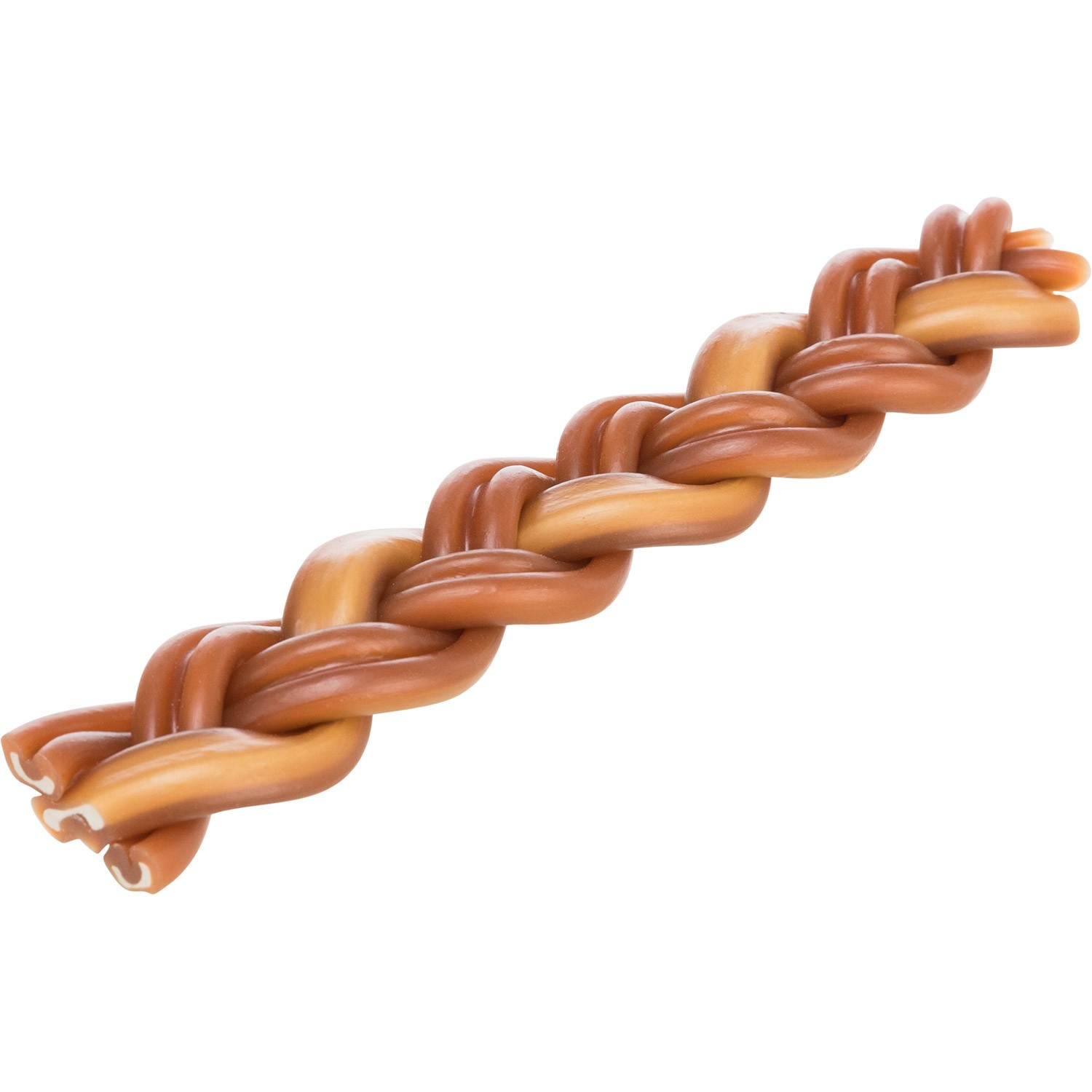 TRIXIE Trenza Masticable con Nervio de Toro - Pack de 50 unidades