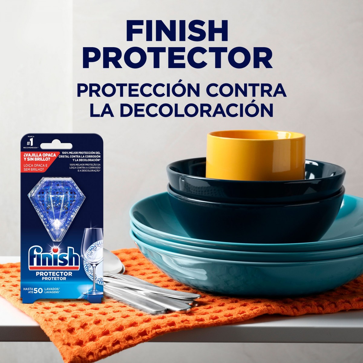 Protector de lavavajillas envase 1 unidad · FINISH · Supermercado