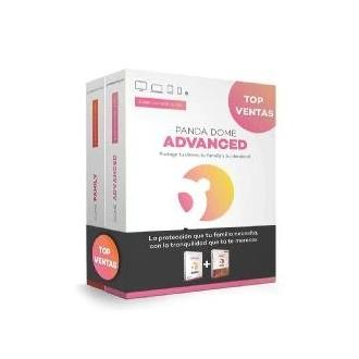 Software PANDA Antivirus / Bundle Caja (bundle) Panda Dome Advanced: 2 dispositivos; Panda Dome Family: 5 dispositivos 1 año A01YFDABXF