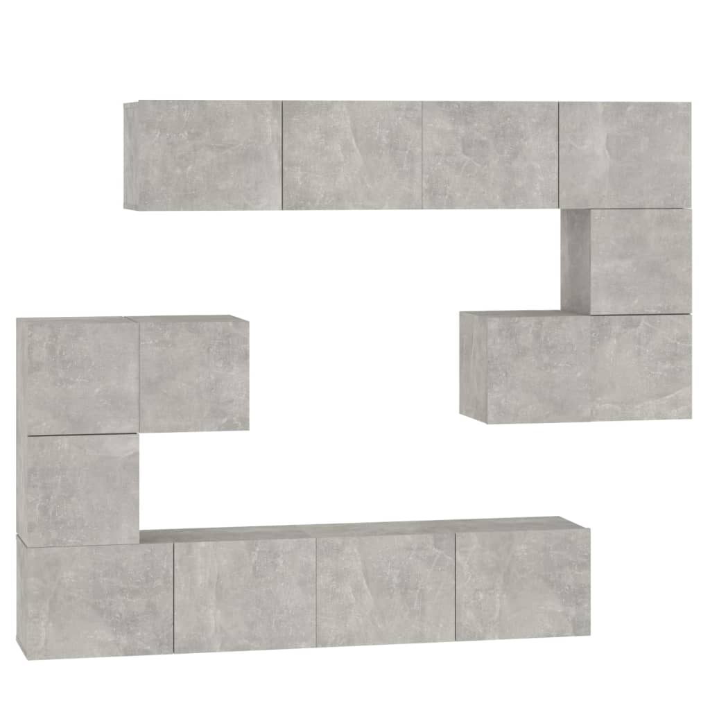 vidaXL Mueble de pared para TV madera contrachapada, Mueble de Salon, Mueble TV, Mueble TV salon, Mesa de TV, Mueble tele