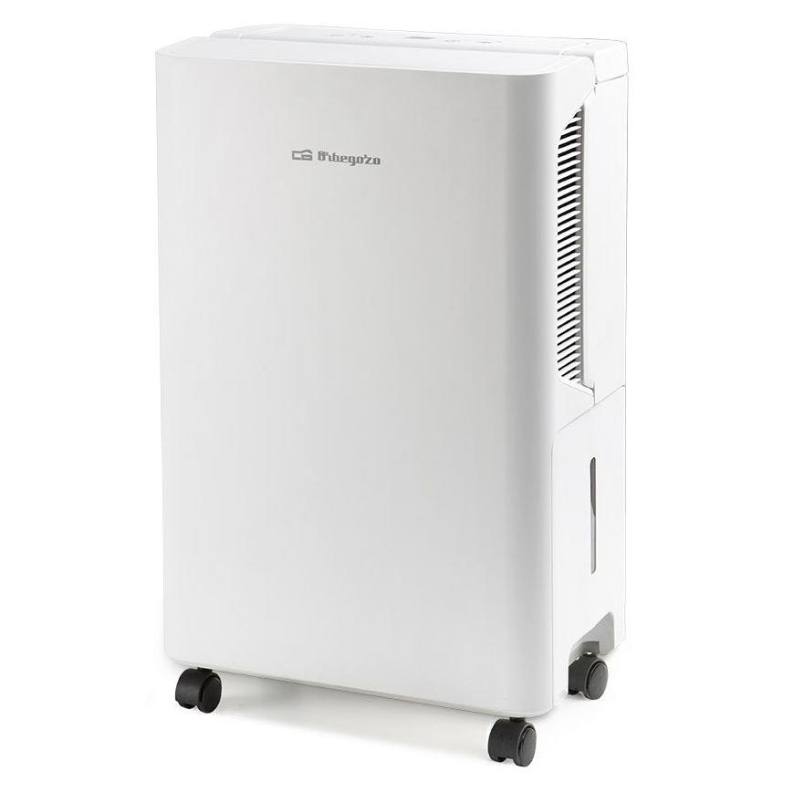 Deshumidificador ORBEGOZO DH 1045 10 L/día (80% HR 30°C)  | 2,5 L, 36dB, Conexión para desagüe, Hasta Residencial; área de aplicación hasta 40 m², Blanco, 215 W