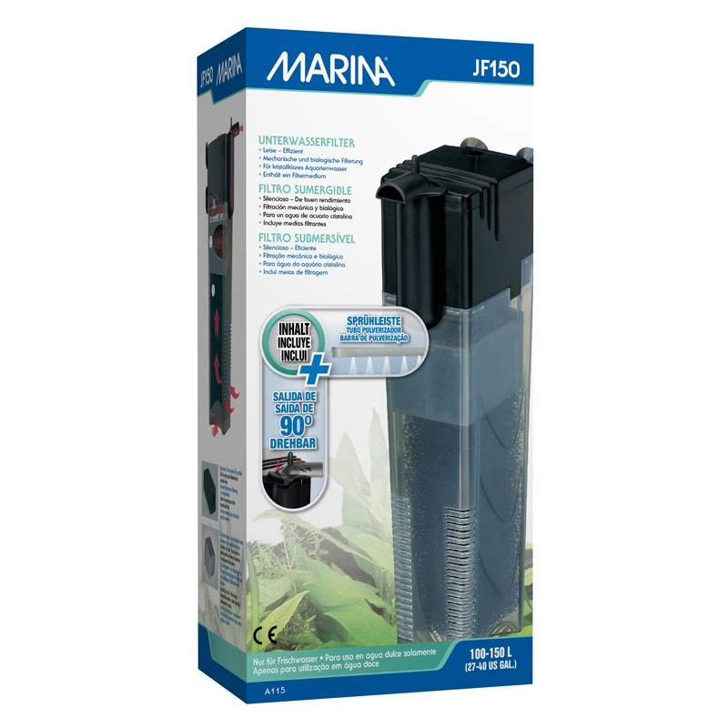 Filtro Interno para Acuarios MARINA Jet Flo 150 para Acuarios de 100 a 150 L