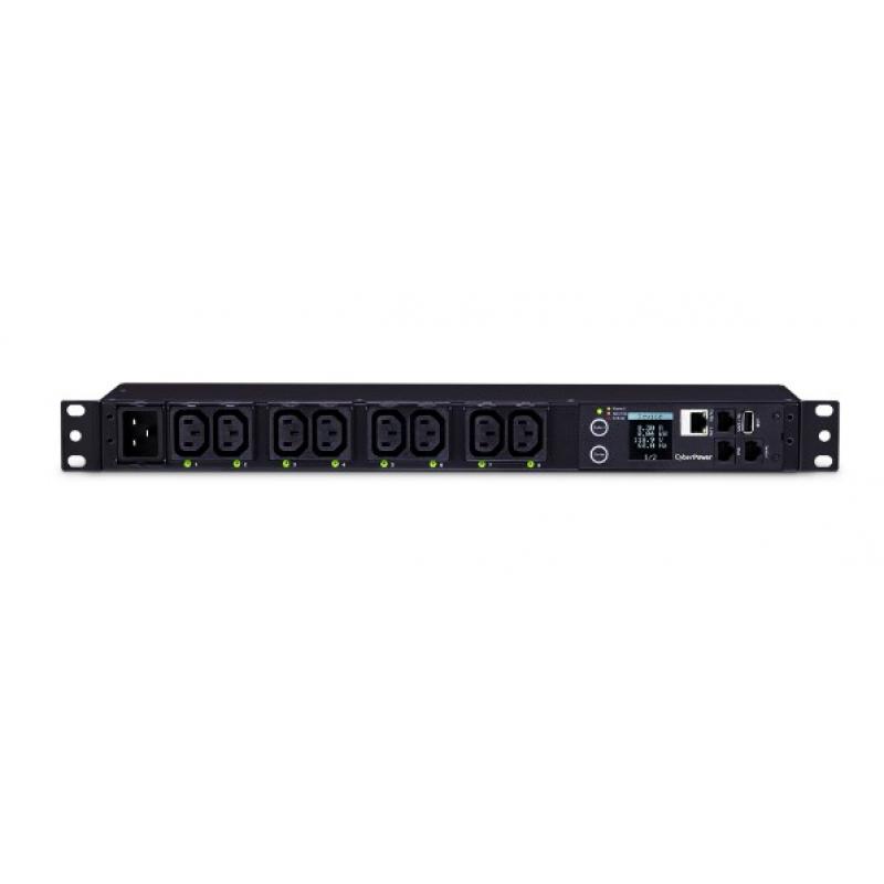 CyberPower PDU81005 unidad de distribución de energía (PDU) 1U Negro 8 salidas AC