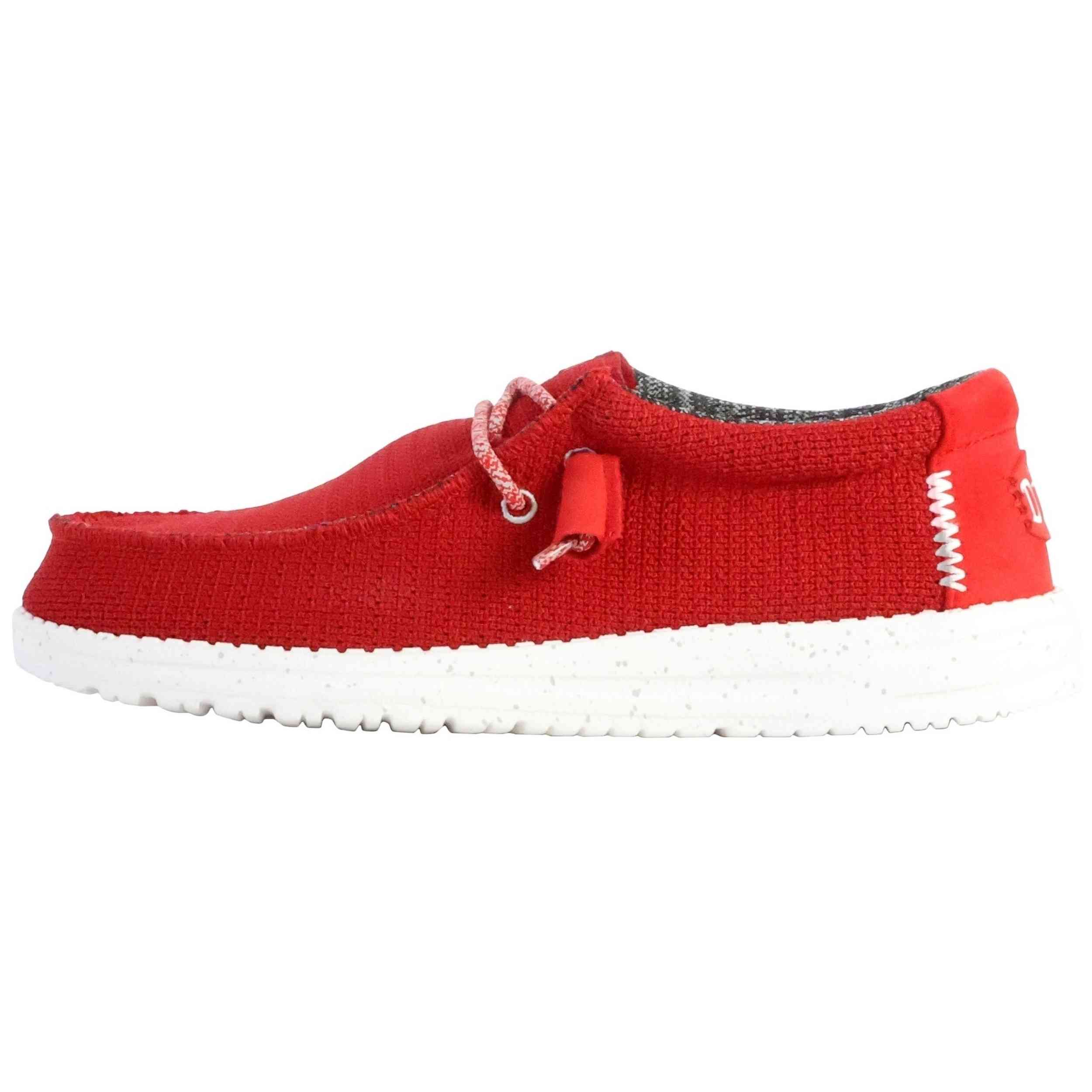 Zapatos Hey Dude modelo Wally Sport Mesh para Hombre en color Rojo