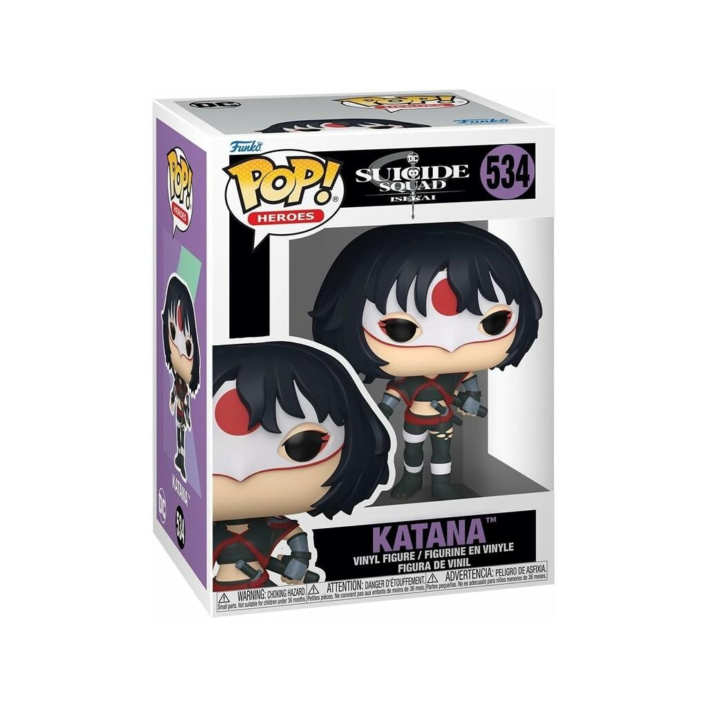 Funko Pop Heroes DC Suicide Squad Isekai Figura Katana Juguetes