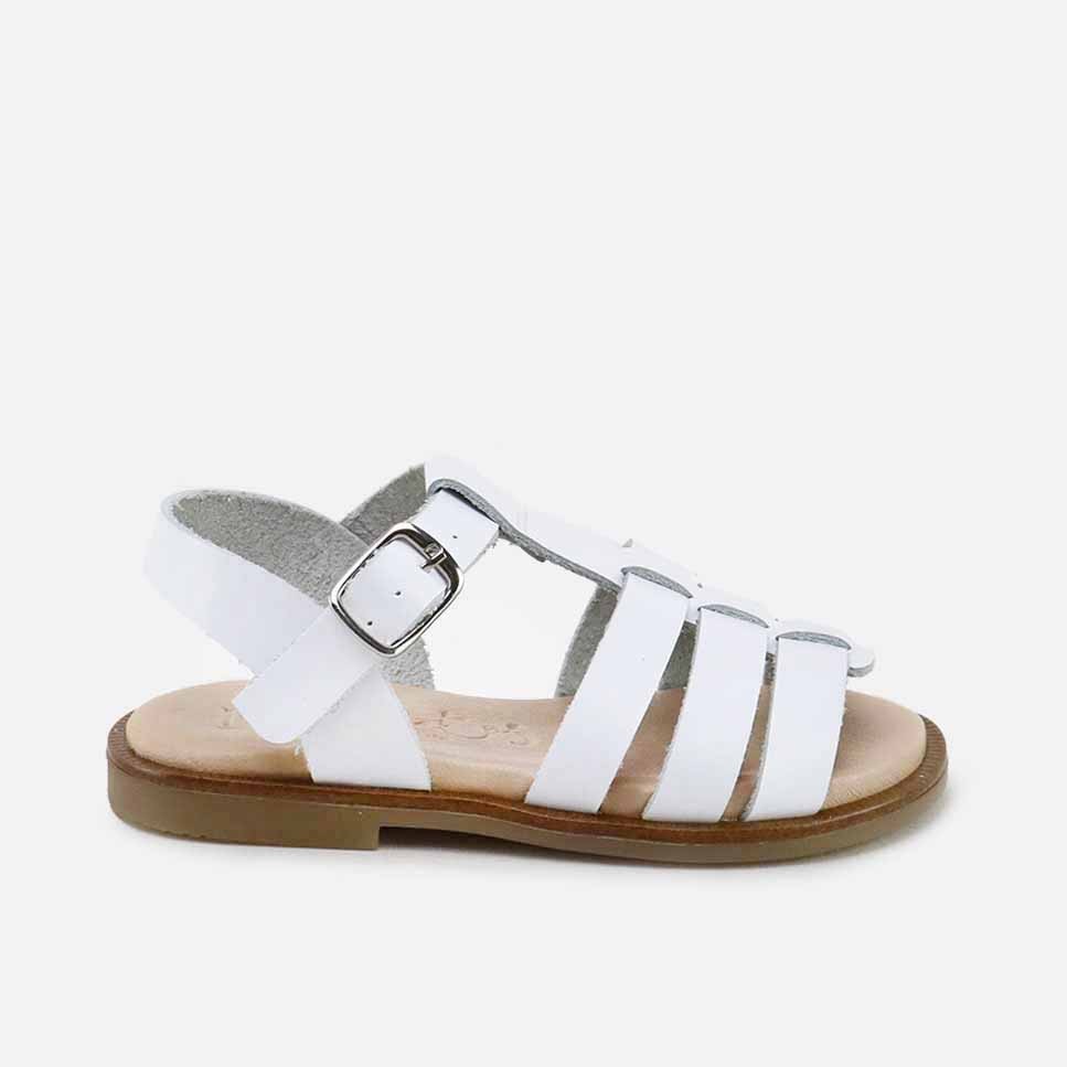 Sandalias 3 Tiras Blanco Gel Papanatas | Eli 1957